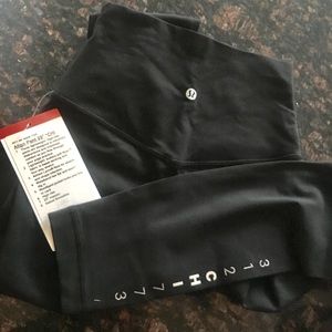 Lululemon align pant II 25” CHICAGO membership